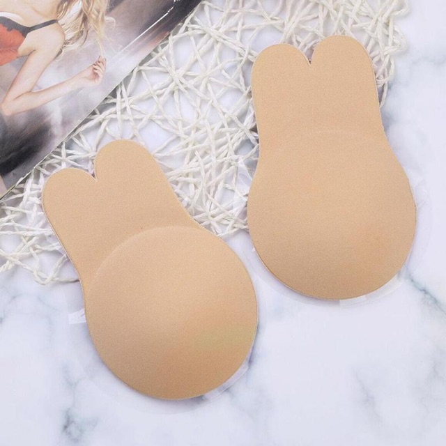 MỘT ĐÔI MIÊNG DÁN NHŨ HOA TAI THỎ ĐỆM KÉO NGỰC