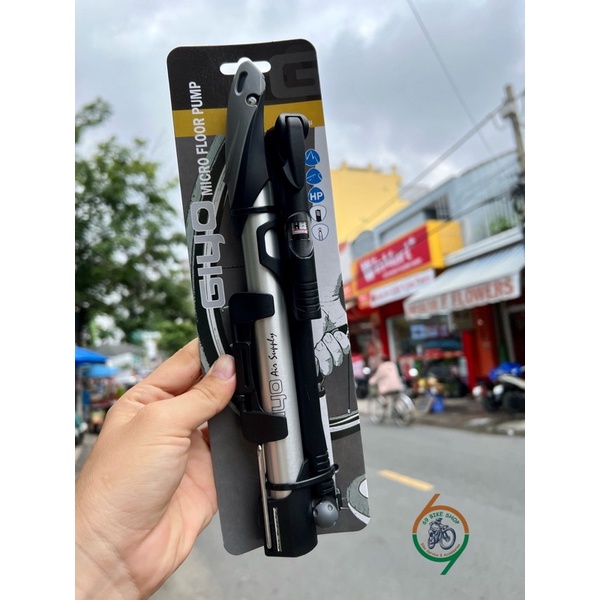 69bikeshop_ BƠM GIYO GM71 CHÍNH HÃNG TAIWAN BƠM ĐƯỢC VAN LỚN - NHỎ CÓ ĐỒNG HỒ, ĐƯỢC CHỌN PAT GẮN