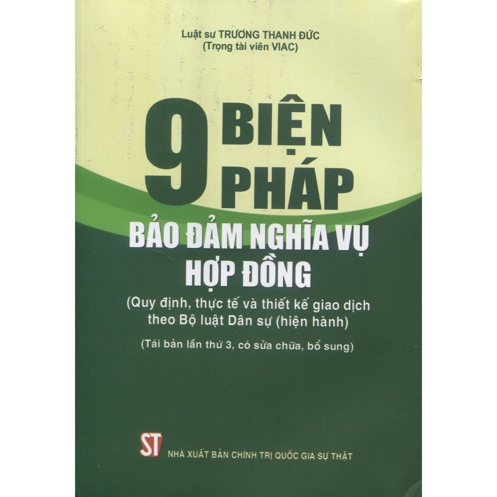 9 biện pháp bảo đảm nghĩa vụ hợp đồng