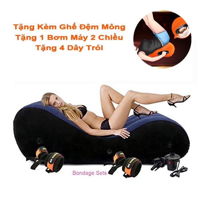 Ghế Tình Yêu - Ghế Tình Nhân Bơm Hơi - Combo Mua 1 Tặng 1