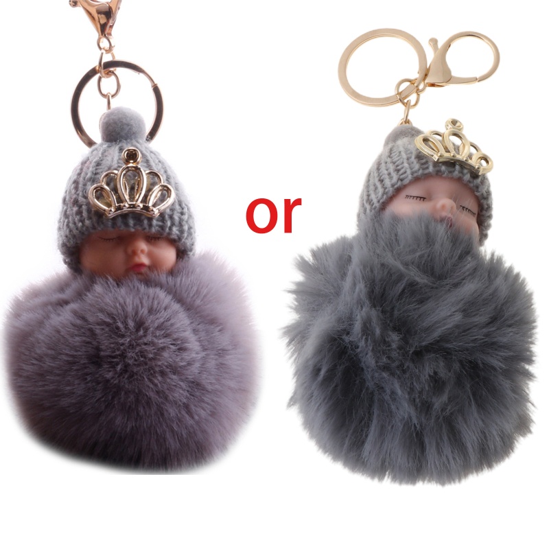 Móc Khóa Hình Em Bé Đang Ngủ Dễ Thương