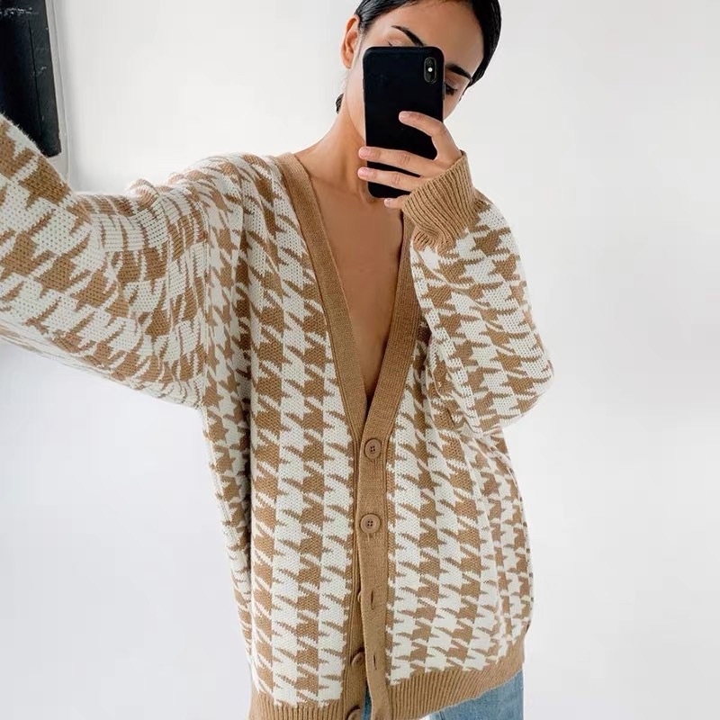 ÁO KHOÁC CARDIGAN HOẠ TIẾT ZICZAC