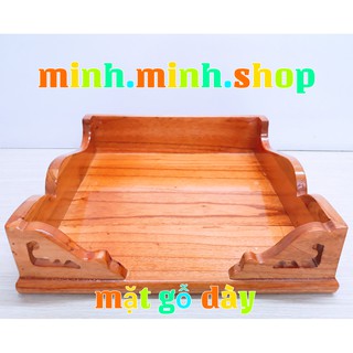Bàn Thờ Ông Táo, Cửu Huyền, Quan Âm,... 30cm gỗ xoan đào dày