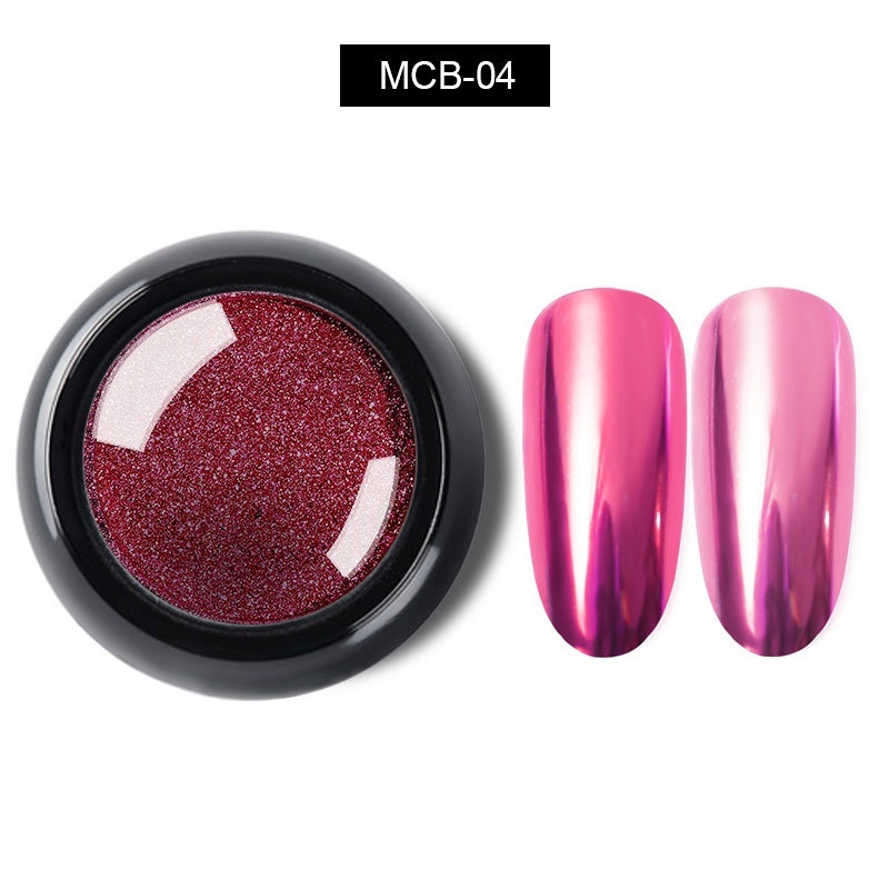 Bột màu làm móng MISSCHEERING QT0224 trang trí nghệ thuật hiệu ứng gradient ánh bạc