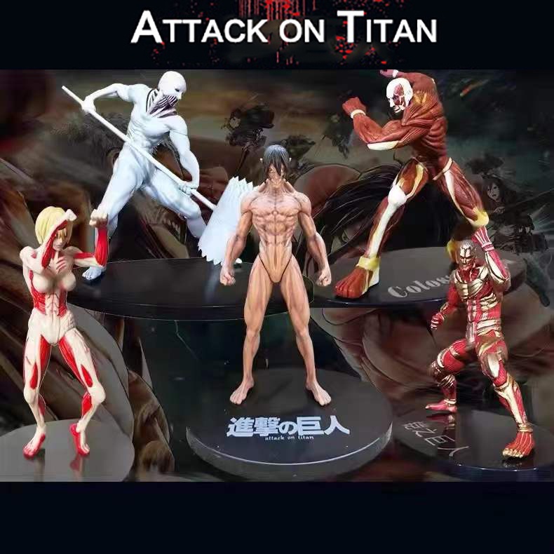 Mô Hình Đồ Chơi Nhân Vật Eren Jaeger Reiner Braun Trong Phim Hoạt Hình &quot;Attack on Titan&quot;