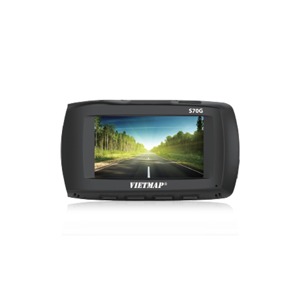 Camera hành trình Vietmap S70G ghi hình FHD góc rộng 170 độ, cảnh báo bằng giọng nói, cảnh báo giới hạn tốc độ