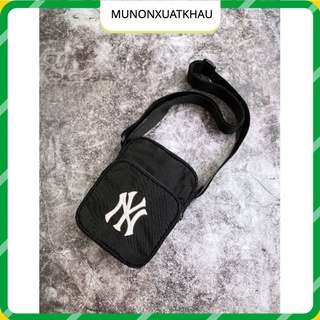 Túi đeo chéo m.lb ny yankees - black xuất dư full tem tag