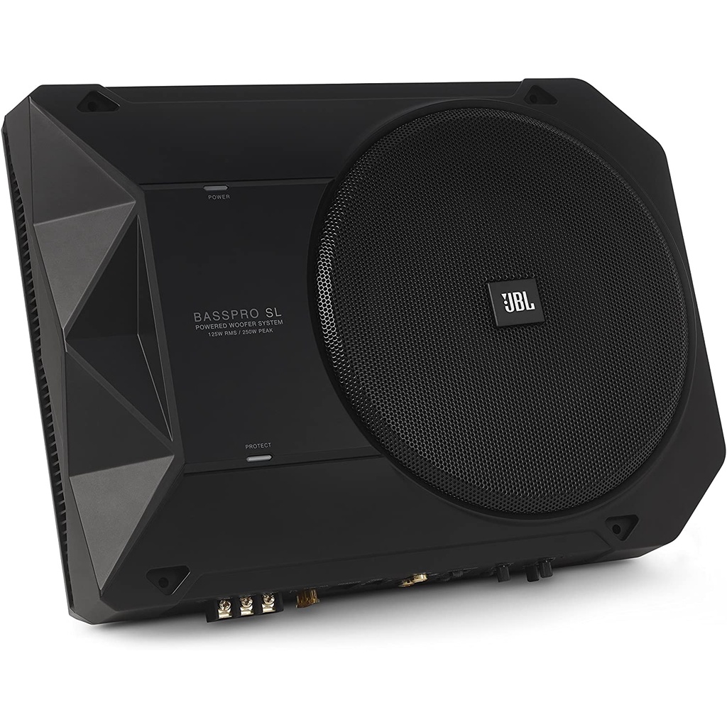 Loa Sub Gầm Ghế JBL BassPro SL 8"  - Loa Siêu Trầm Sub Điện Liền Ampli Công Suất 250W Cho Ô Tô