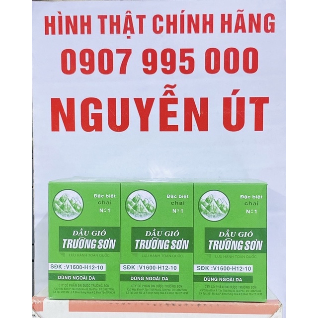 dầu gió trường sơn hộp 12 chai x 6ml