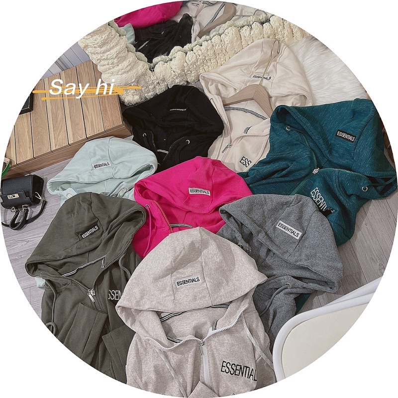 Áo khoác thun gân dày dặn xỏ ngón chống nắng ( kèm túi trong )