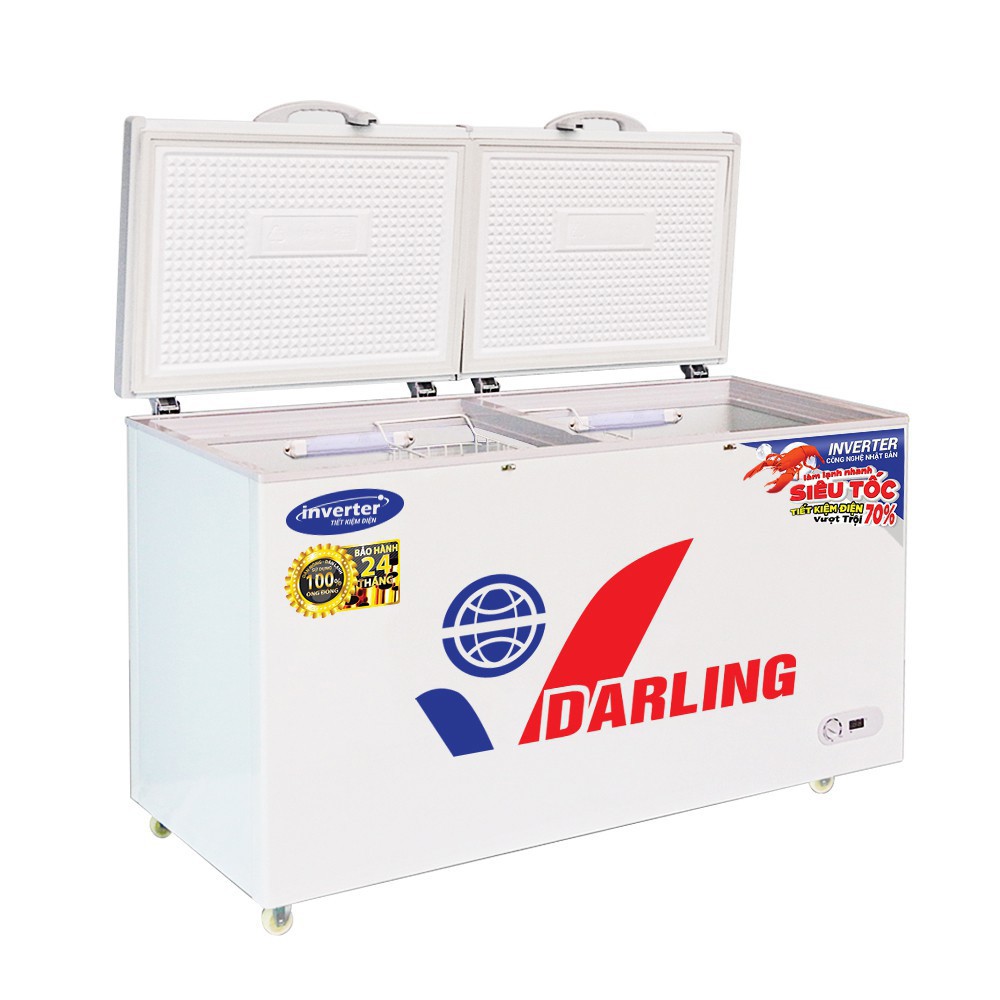 lh 0364636387 TỦ ĐÔNG MÁT DARLING INVERTER 230 LÍT DMF-2699WSI ĐỒNG (R134A)