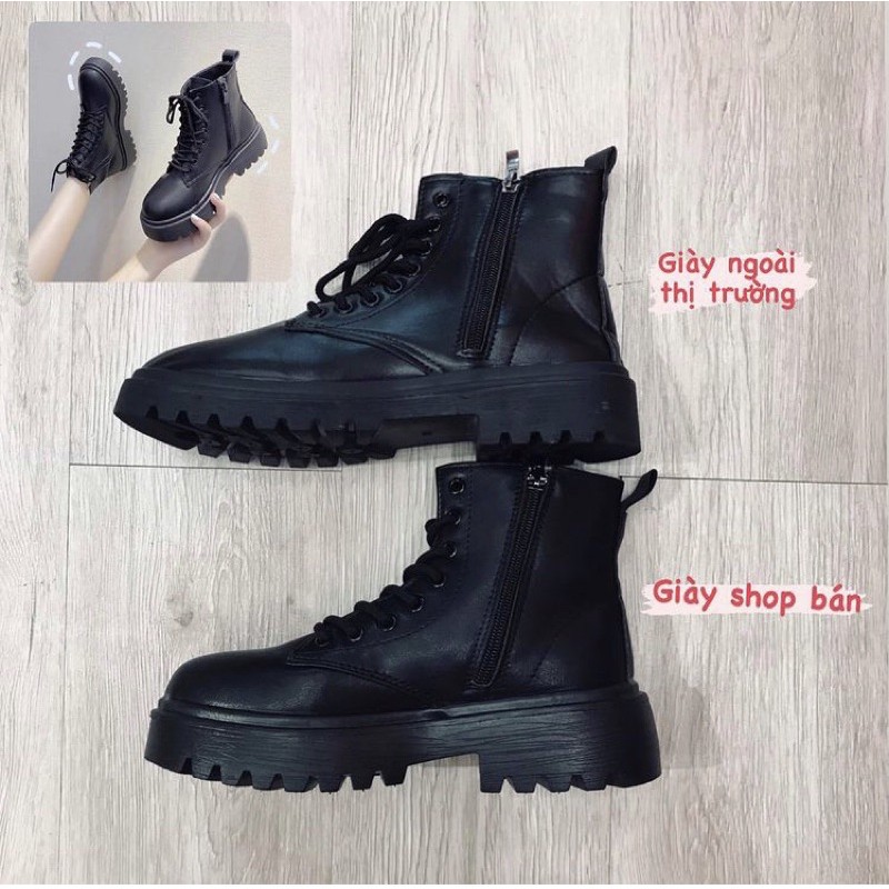 Boot Tiktok KQ28⚡FREESHIP⚡Cổ vừa đế cực êm ZIPPER bên hông Siêu Hot(FULL BOX CÓ SẴN)