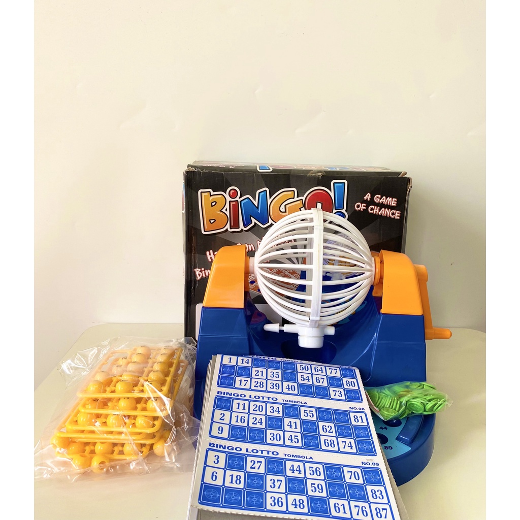 Đồ chơi lồng quay lô tô Bingo Lotto 90 số 72 phiếu