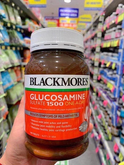 Viên uống bổ xương khớp Glucosamine Blackmores 1500mg Úc