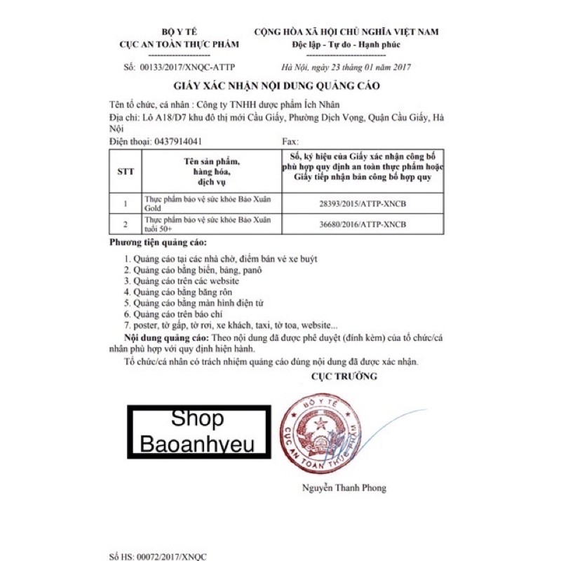 Bảo Xuân Vàng - Cân Bằng Nội Tiết Tố | Thế Giới Skin Care