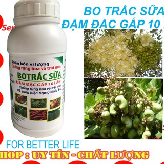 Phân bón lá BO TRẮC SỮA Chống Rụng Hoa, Rụng Trái Chai 500ml