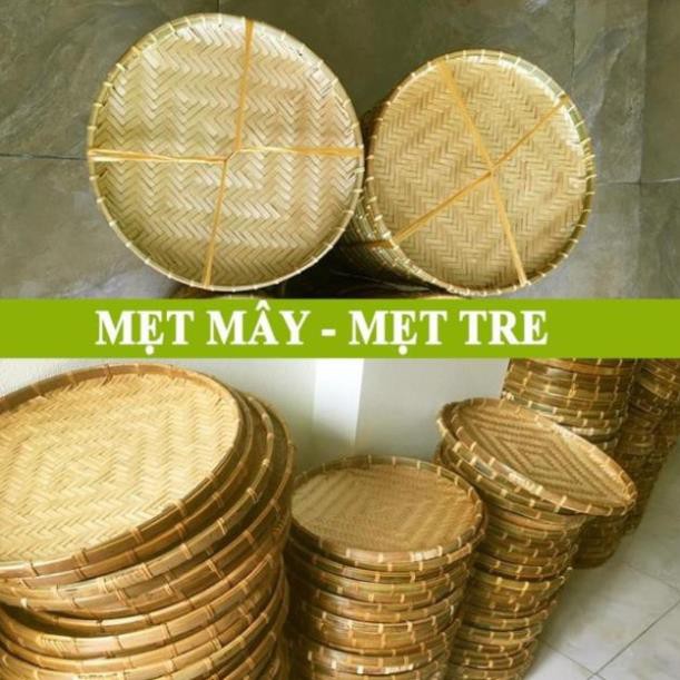 Tre VN- Mẹt tre viền mây. Mẹt đựng bún đậu Xưởng sx