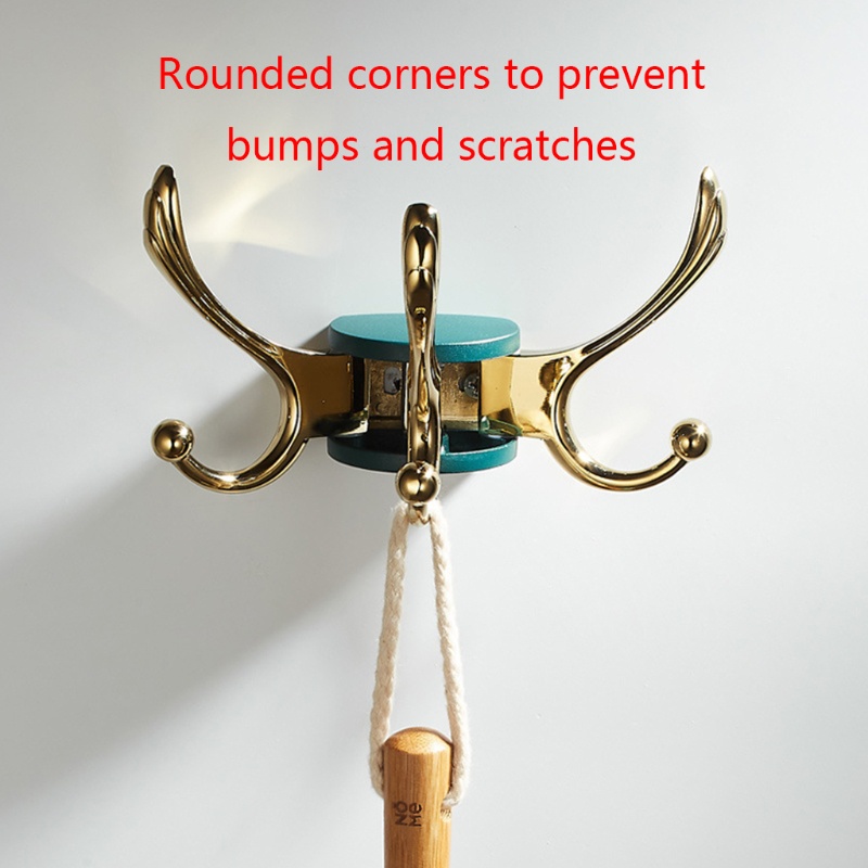 Móc Treo Đồ Gắn Tường Bằng Hợp Kim Nhôm Tiện Dụng Cho Phòng Ngủ / Phòng Tắm / Nhà Bếp