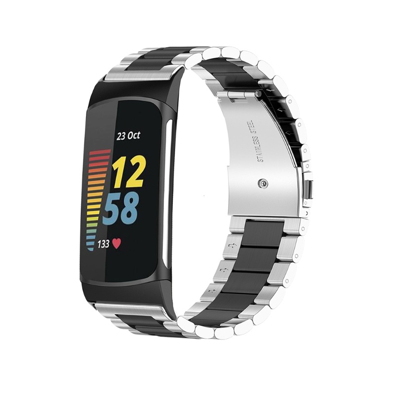 Dây Đeo Thay Thế Bằng Kim Loại Bền Chống Nước Thời Trang Cho Fitbit-Charge 5