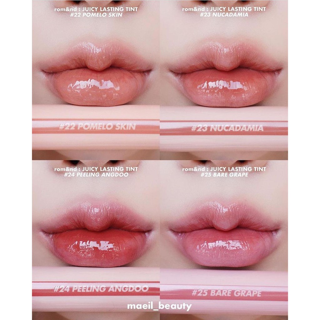 Son bóng Romand Juicy Lasting Tint NEW 22-25