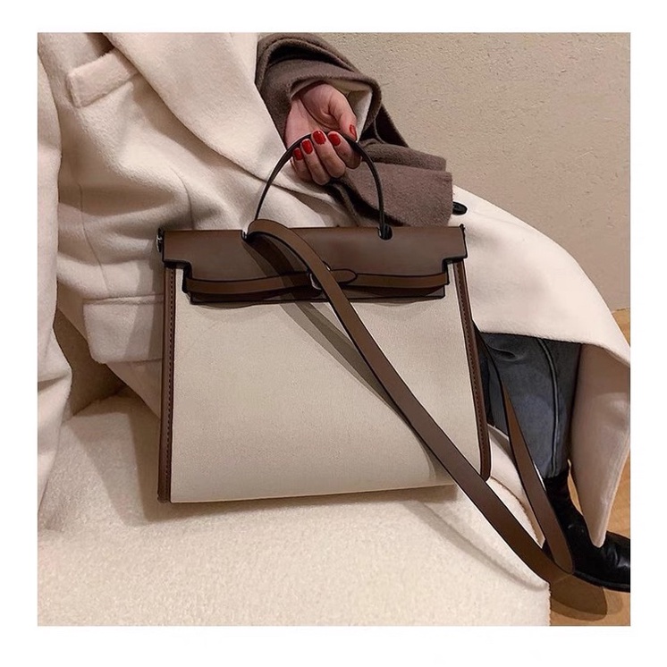 Túi công sở phối da khuy cài sang trọng HERBAG