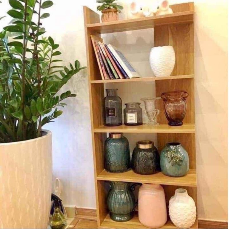 Kệ Góc Tường Gỗ Ép Công Nghiệp Cao Cấp Bền Đẹp 5 Tầng Kê Sách