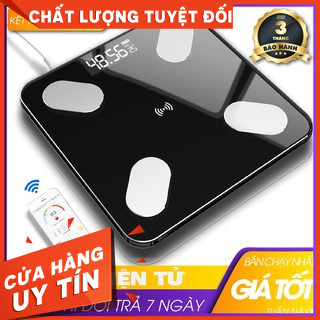 FreeShip-cân sức khỏe phân tích lượng mỡ và nước trong cơ thể (11 thông số qua smartphone)