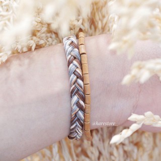 Set vòng Wooden Braided & Beans