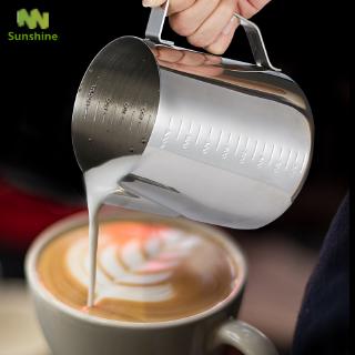 Bình inox đựng sữa pha chế cà phê