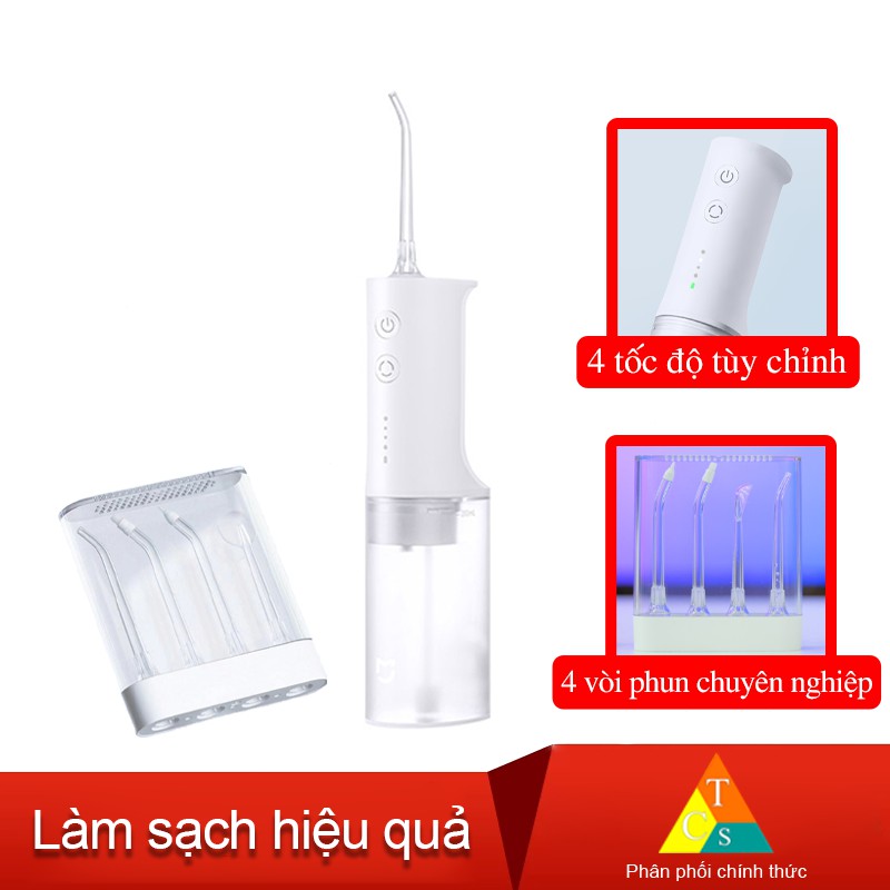 Tăm nước Xiaomi Mijia 4 chế độ - Máy tăm nước Xiaomi Mijia 200ML