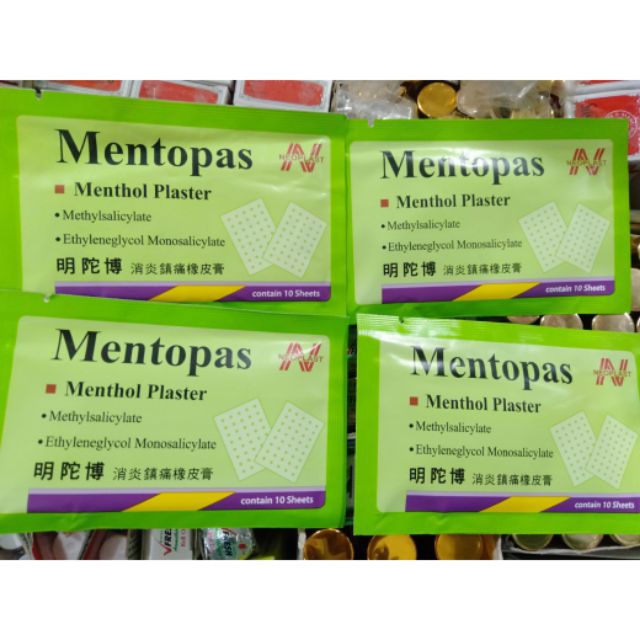 Cao dán Mentopas