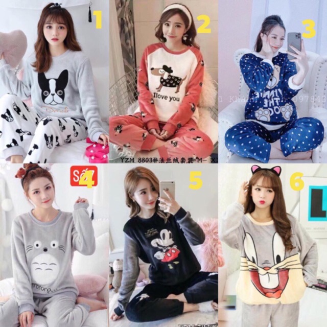 [Mã WARN91 giảm 20K đơn 150K] BỘ LÔNG TUYẾT CUTE (100% Quảng CHÂU)