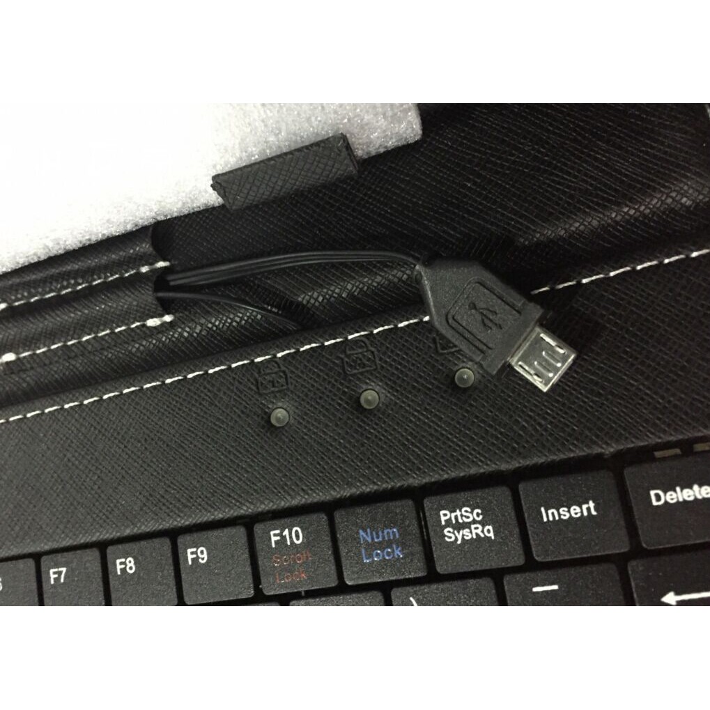 Bao da kiêm bàn phím cho điện thoại / máy tính bảng 7 inch | BigBuy360 - bigbuy360.vn