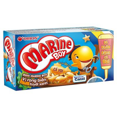 Bánh cá Marine Boy - Orion  bổ sung canxi – bao bì ngẫu nhiên