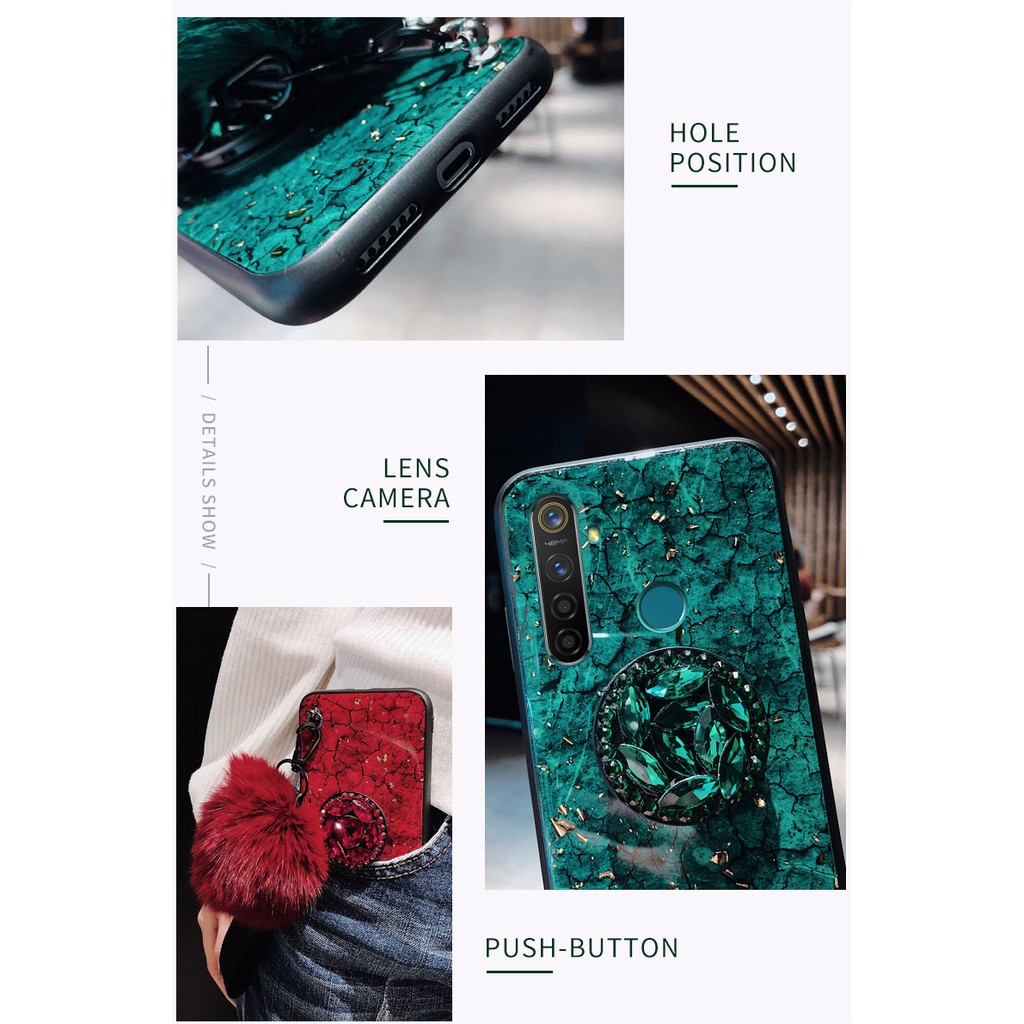 Ốp điện thoại vân đá hoa cương cho Oppo Realme 5 5 Pro | BigBuy360 - bigbuy360.vn