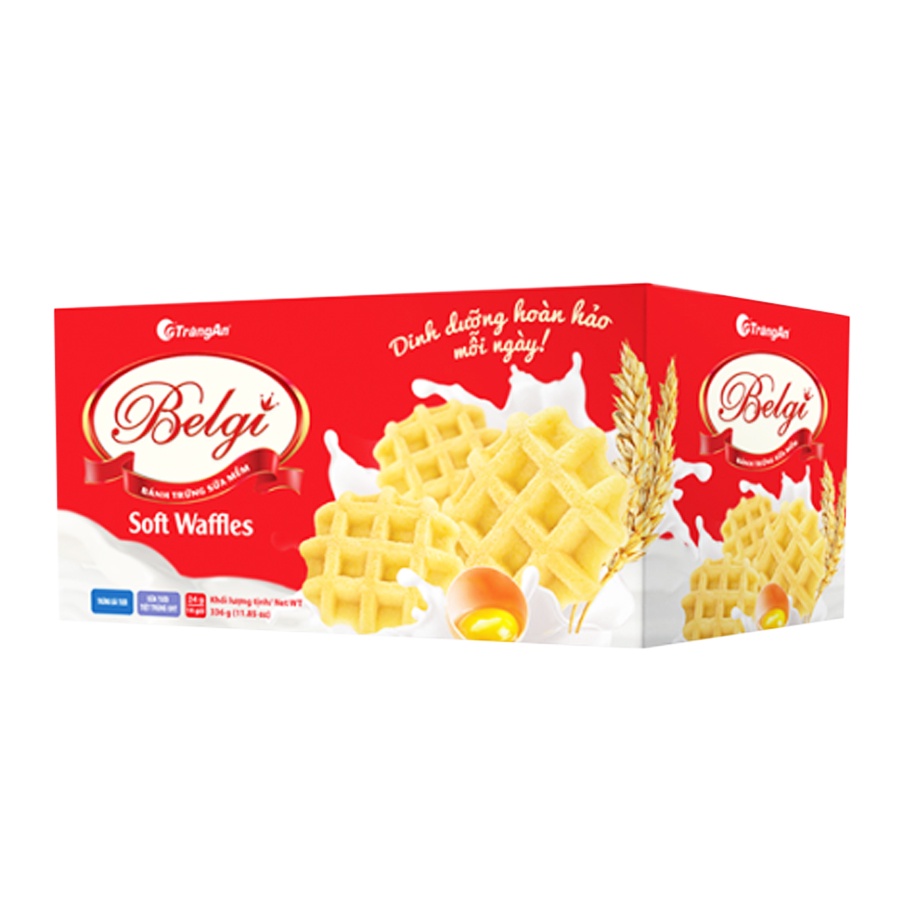 BÁNH XỐP TRỨNG BEGI MỀM TRÀNG AN 336G