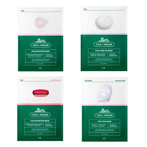 Mặt Nạ Vt Cica Chăm Sóc Da Mặt Có 4 Loại Tuỳ Chọn 28g X6ea