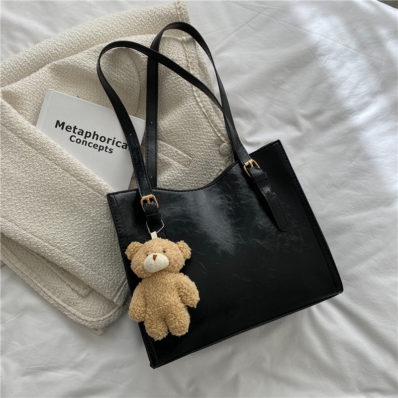 Túi Tote Đeo Vai Thời Trang Mùa Thu 2022 Phong Cách retro Dành Cho Nữ