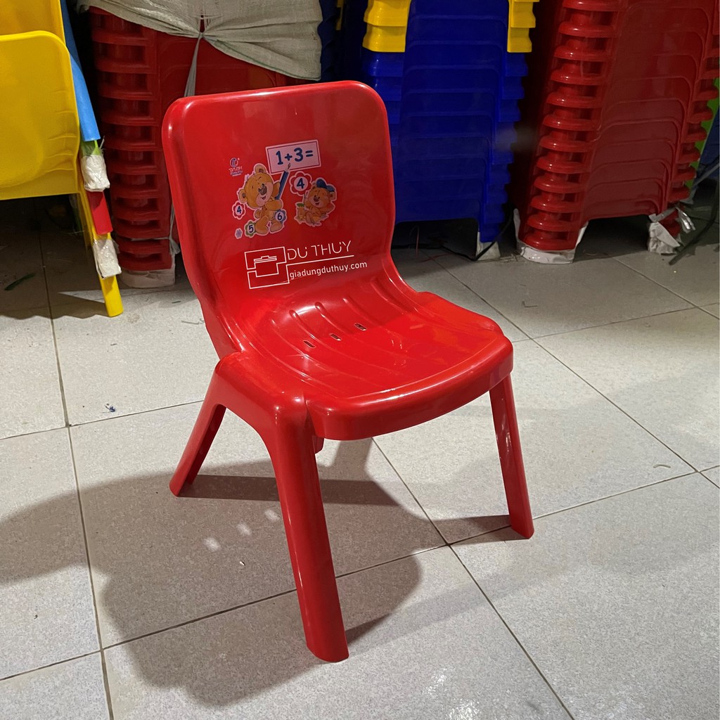 Ghế dựa trẻ em cho bé Tý Liên, ghế nhà trẻ 5 màu sắc bắt mắt, nhựa PP chính phẩm chắc chắn an toàn cho trẻ