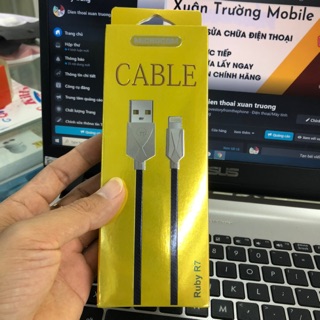 Cáp sạc cho Iphone Lightning Microcom chính hãng, truyển tải đủ 2A