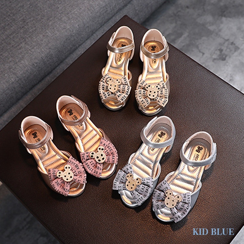 Giày Sandal Công Chúa Phong Cách Hàn Quốc Dễ Thương Cho Bé Gái