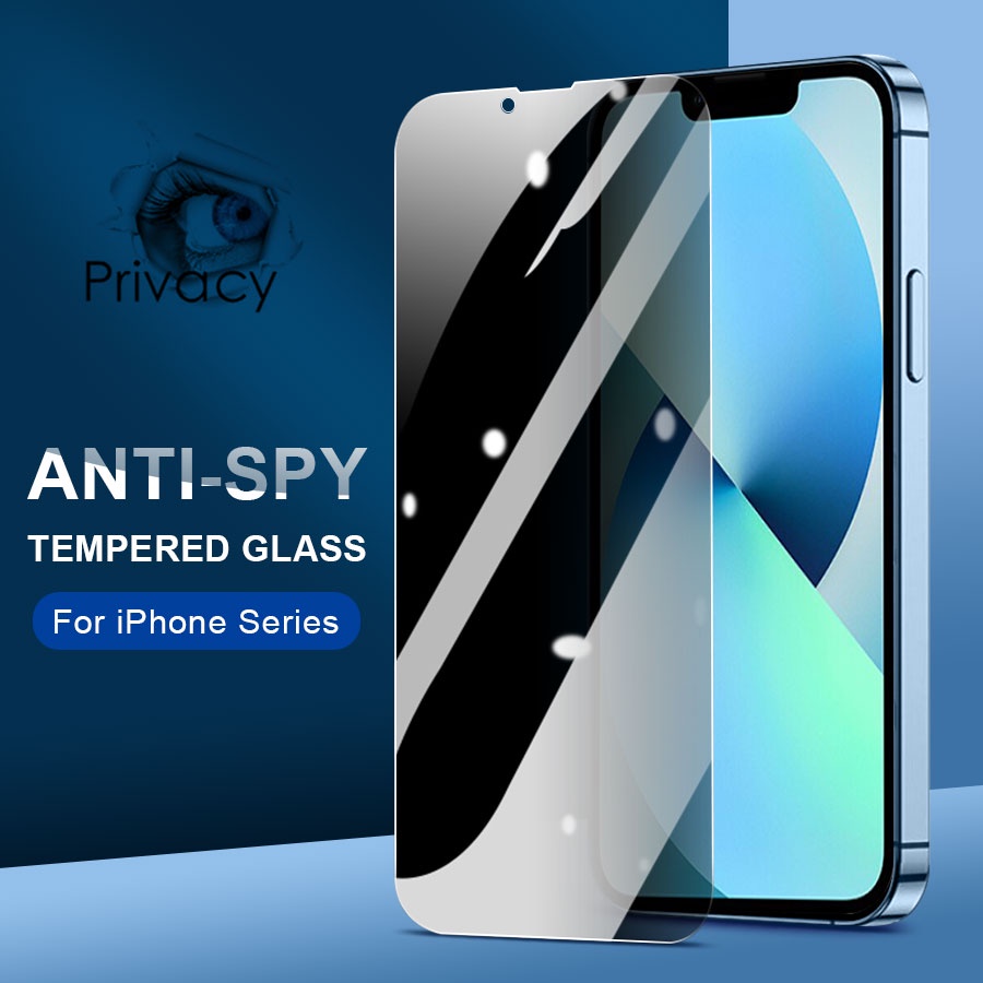 Kính cường lực chống nhìn trộm thích hợp cho iPhone 13 12 11 Pro Max 13 12 mini X XR XS