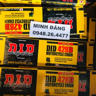 Sên vàng DID nhật chính hãng 9li tem nổi 3D chống giả