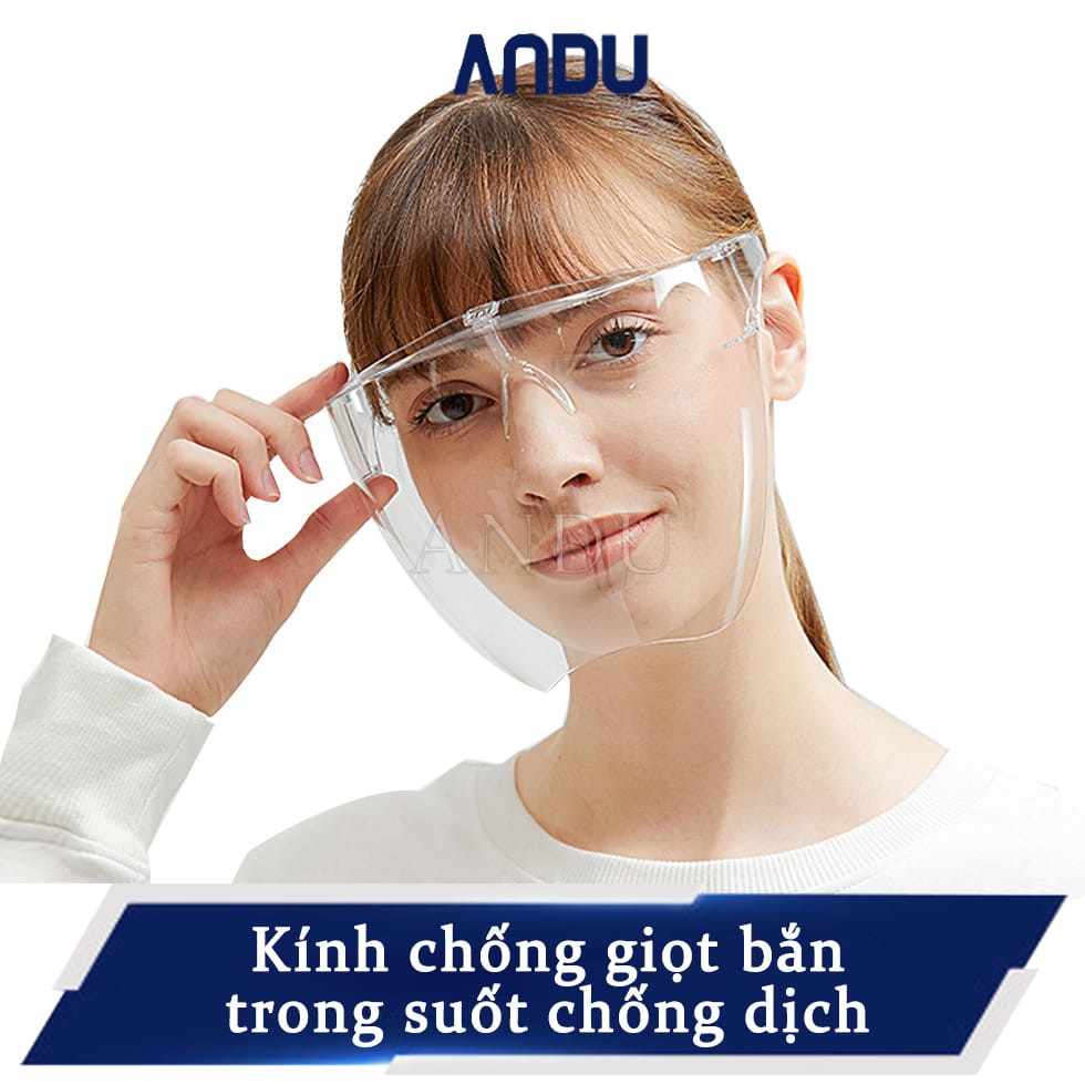 Kính Mica Trong Kính Chống Giọt Bắn FACE SHIELD Kính Chắn Giọt Bắn Cao Cấp Kính Bảo Hộ Trong Suốt [FreeShip]