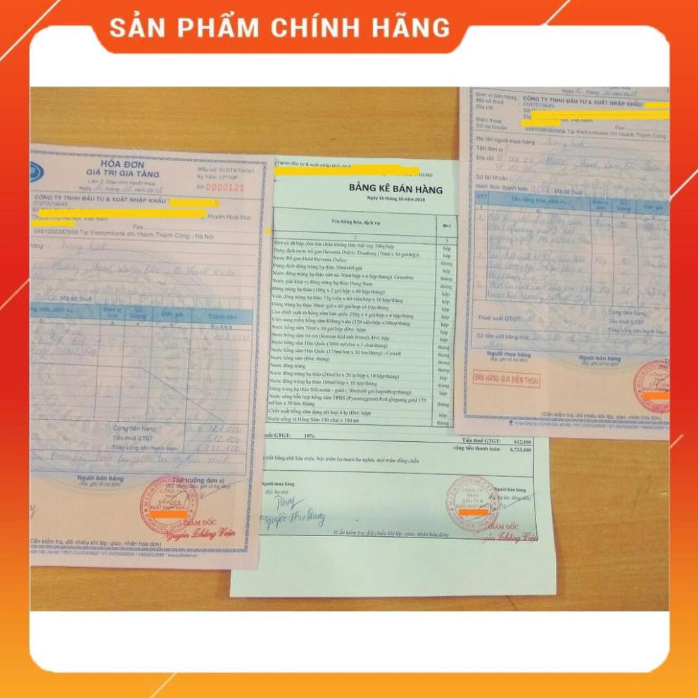 [ Xả Kho ]  [HÀNG MỚI] Đạm Tổng Hợp Hồng Sâm Nhung Linh Chi, Hộp 60 viên