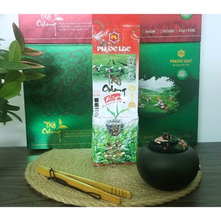 Trà Ô Long (Oolong) Cao Cấp Kim Tuyên, Tứ Quý Phước Lạc Gói Hút Chân Không 250g | Chuyên Xuất Khẩu Đài Loan