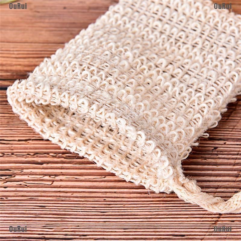 Túi lưới sợi linen tạo bọt xà bông organic | BỘT NATURAL