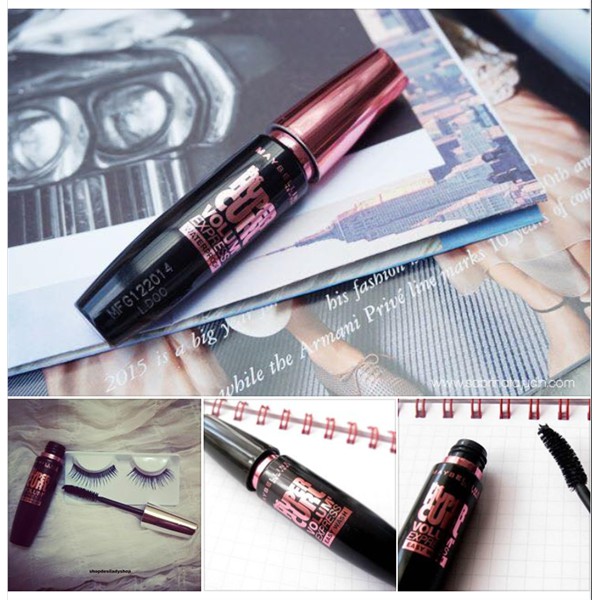 Mascara Maybelline Volume Express Hyper Curl Wp Black 9.2ml.