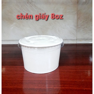 50 cái chén soup giấy 8oz, 12oz