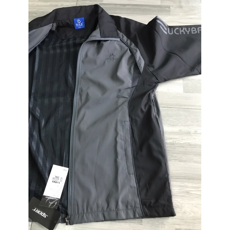 Áo khoác gió mỏng nam trung niên trung tuổi dáng suông